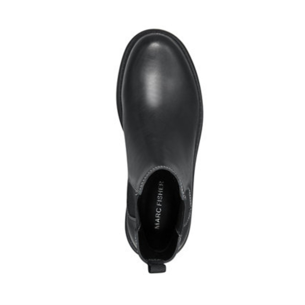 Marc Fisher Black Pietro Lug Sole Chelsea Boots - Picture 4 of 6